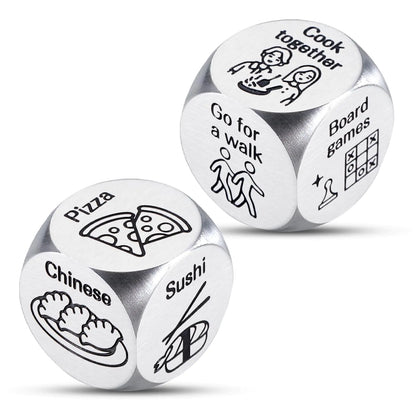 Valentines Gift Basket 2PCS Food Activity Decision Dice