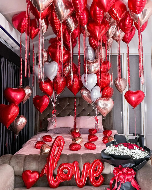 Valentines Day Balloons Kit