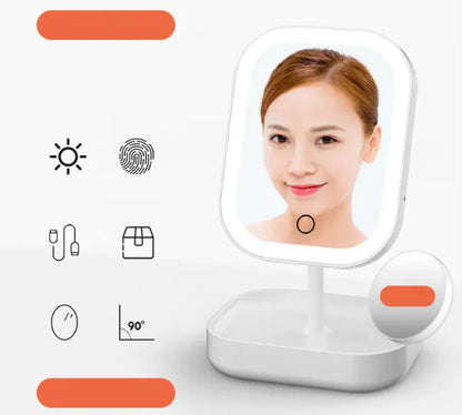 Portable LED Vanity Mirror