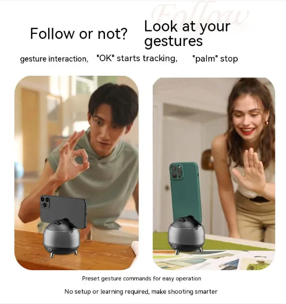 Auto Face Tracking Gesture Gimbal Stabilizer