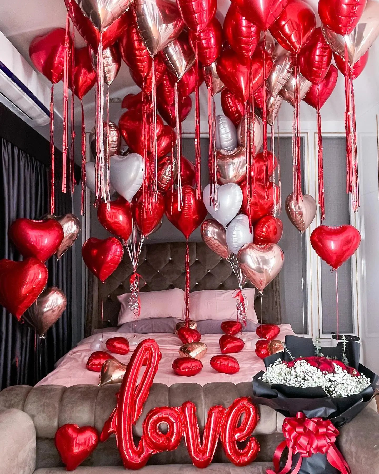 Valentines Day Balloons Kit
