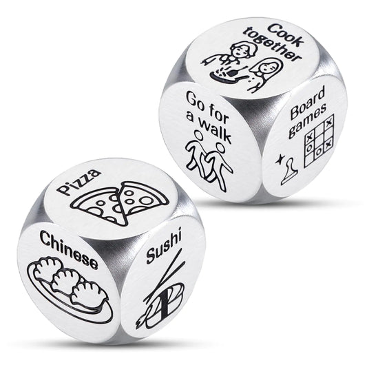 Valentines Gift Basket 2PCS Food Activity Decision Dice