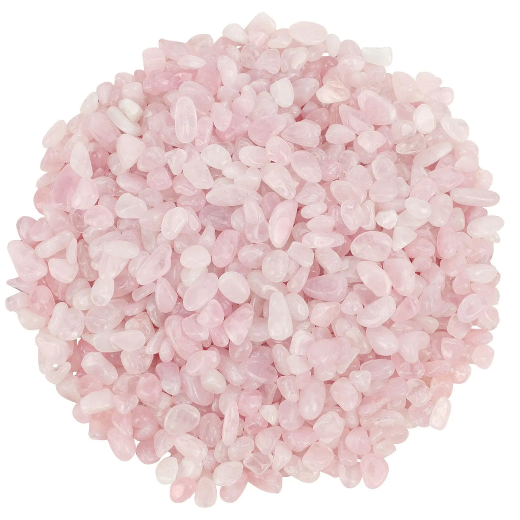 ideayard 1lb Rose Quartz Tumbled Stone Natural Polished Rose Crystal Quartz Pieces